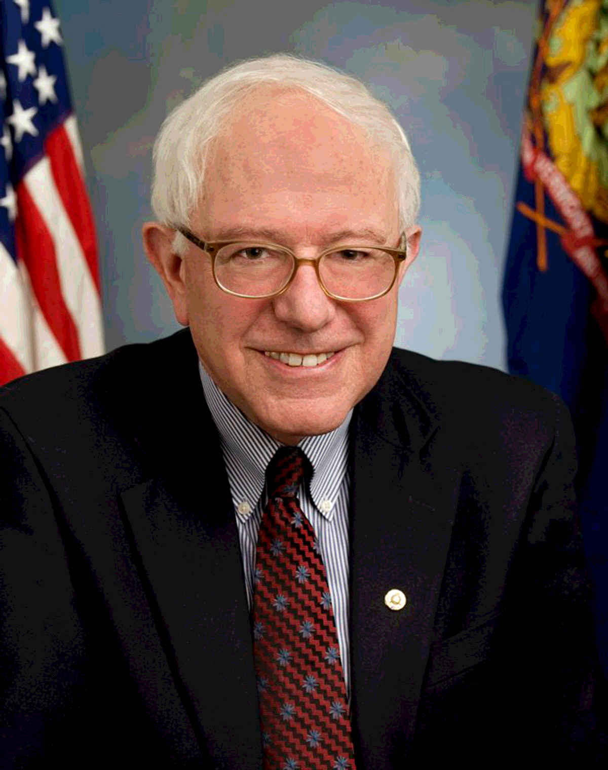 Portrait of Bernie Sanders, junior US Senator from Vermont