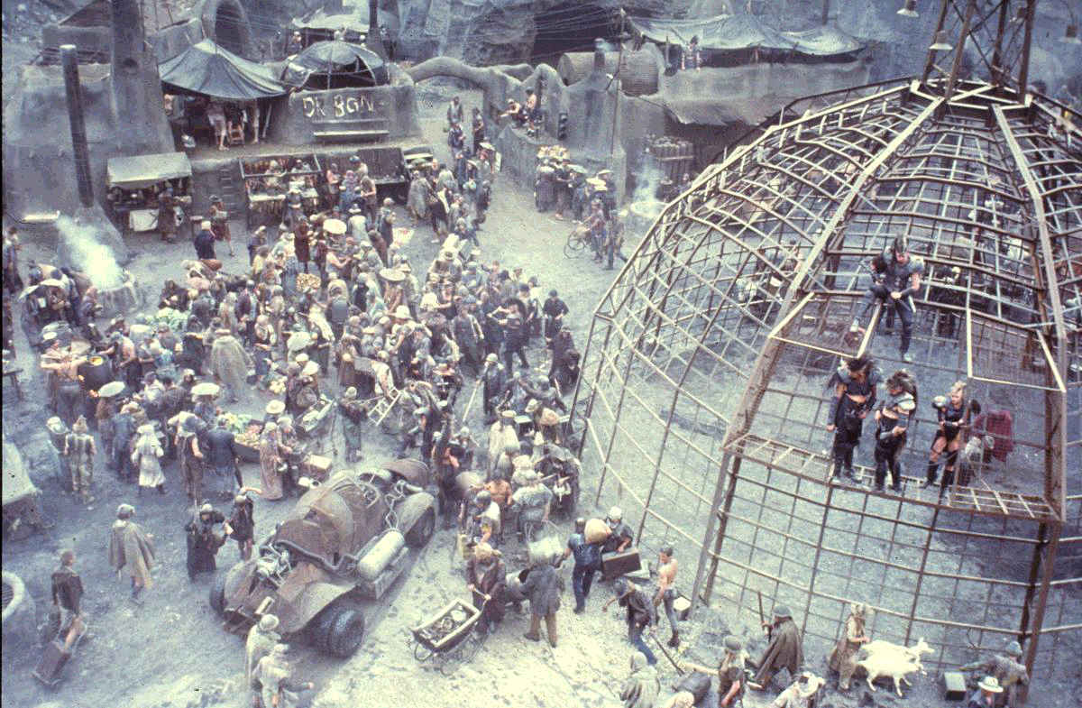 Is this a picture of The Fantasy Dome under construction or the Thunderdome from Mad Max 3? The latter.
